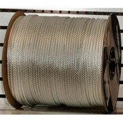 THE CORDAGE SOURCE The Cordage Source 184011450 0.18 in. x 500 ft. Solid Braided Nylon Rope; White 184011450